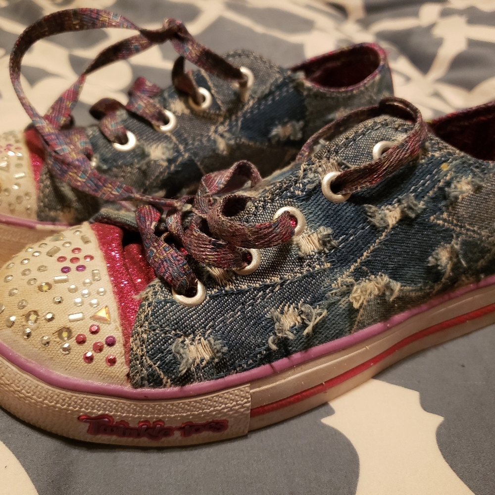 Skechers twinkle toes with memory foam